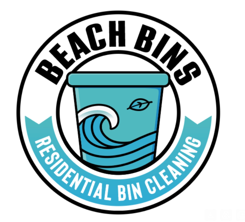 The official logo of Beach Bins.